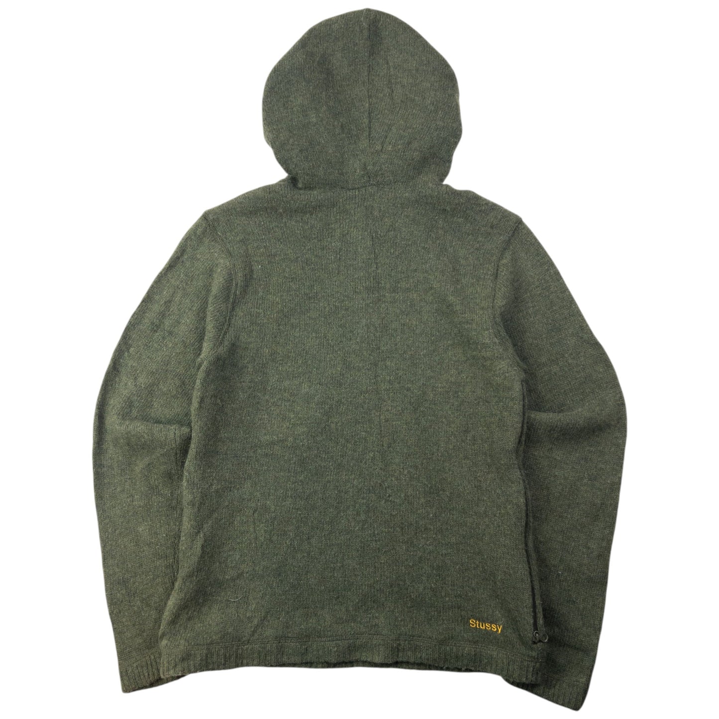 Vintage 2000s Stussy Q Zip Wool Hoodie Size S | Small, Multicoloured