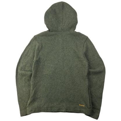 Vintage 2000s Stussy Q Zip Wool Hoodie Size S | Small, Multicoloured
