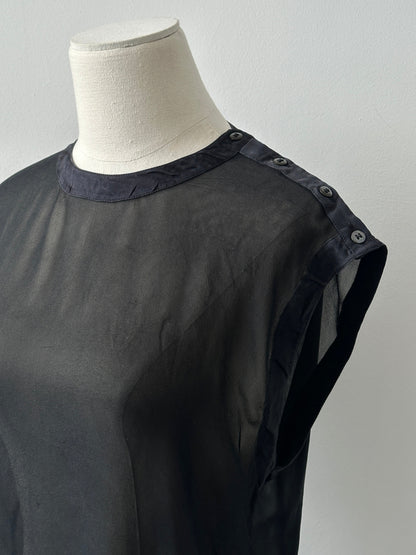 Escada By Margaretha Ley 1990s Pure Silk Sleeveless Top - M