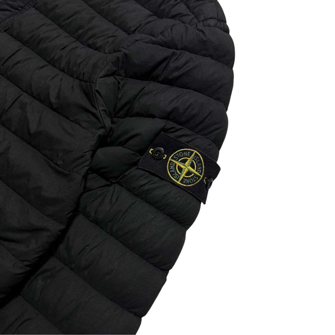 Stone Island Loom Woven Down Jacket | Medium, Black