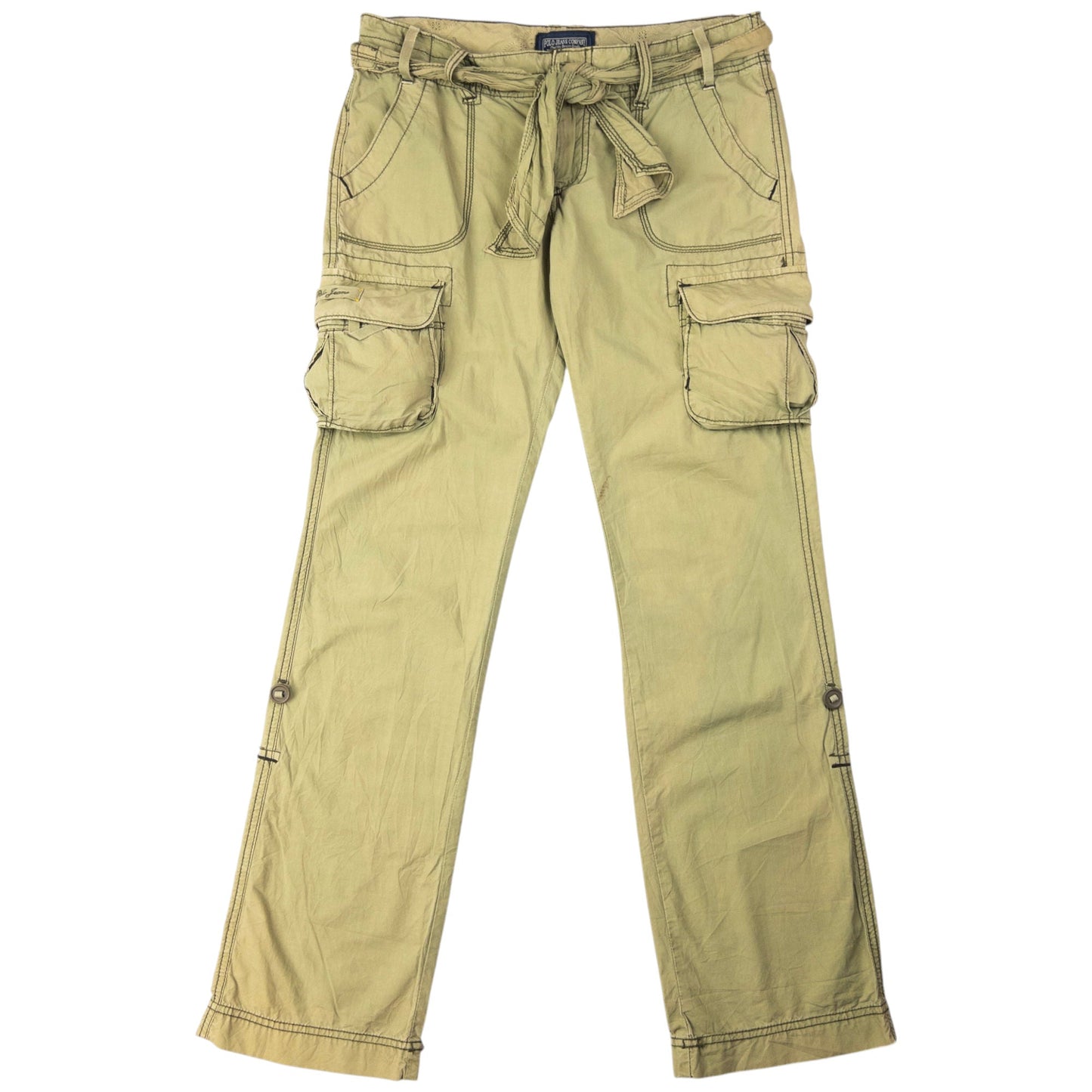 Vintage Ralph Lauren Polo Jeans Roll-Up Cargo Trousers Size W33