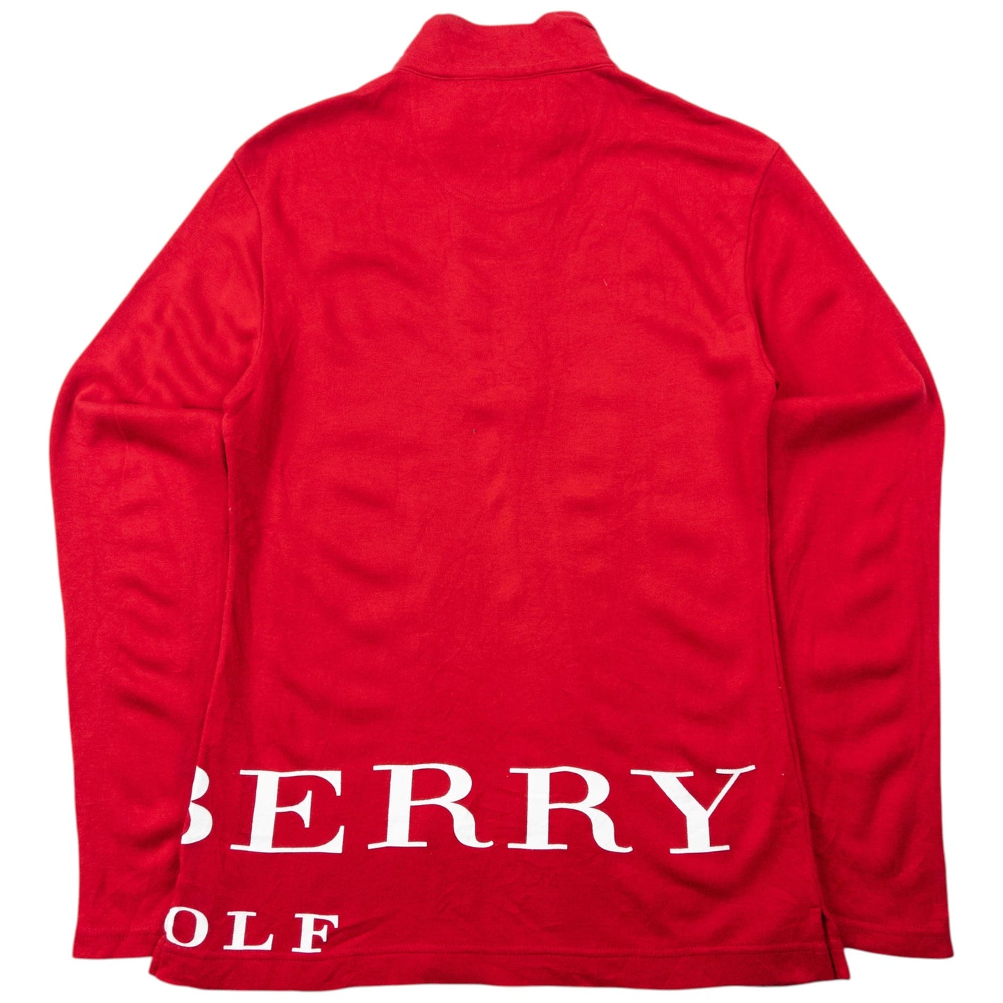 Vintage Burberry Golf Q Zip Sweatshirt Womens Size M