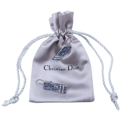 Vintage Dior Monogram Number Earrings