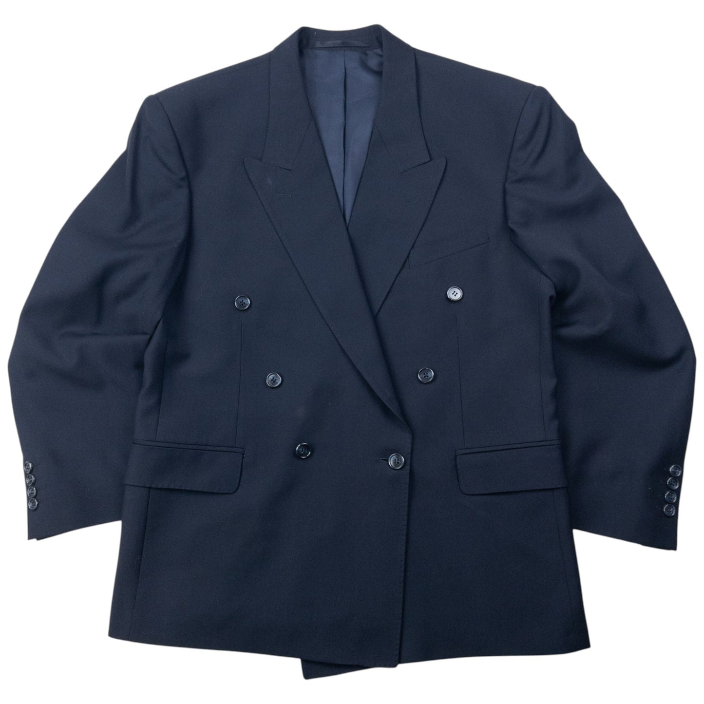 Vintage 80s YSL Yves Saint Laurent Jacket & Trousers Suit Set Size L