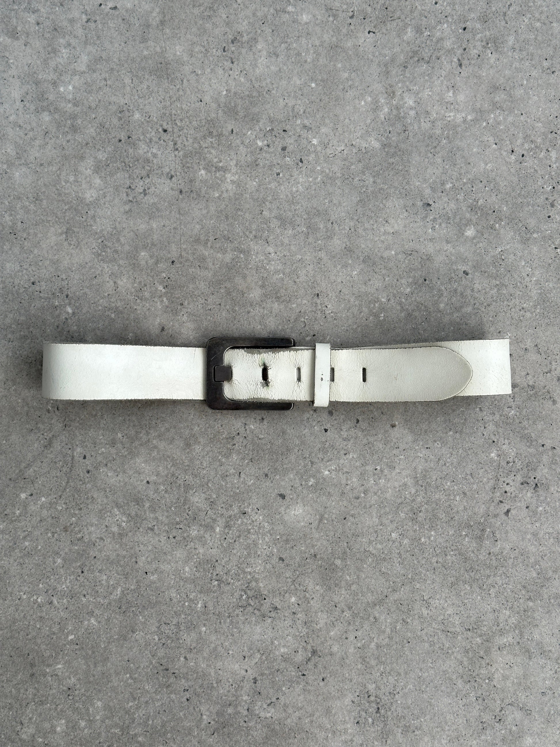 Vintage 1990s Leather Chunky Belt - W34-38