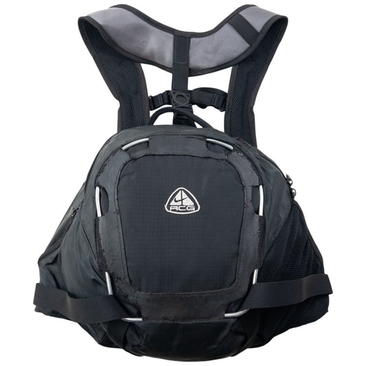 Vintage 2000s Nike ACG Bioknx Lower Back Harness Bag Backpack | O/S, Black