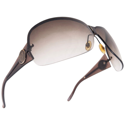 Vintage 2000s Gucci Rimless Sunglasses | O/S, Brown