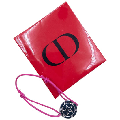 Vintage 2000s Dior Embossed Token Charm Bracelet | O/S, Pink