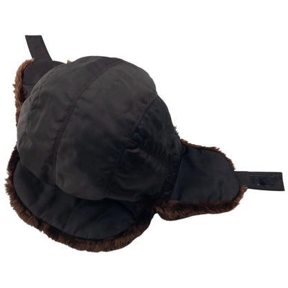 Vintage Prada Fur Lined Trapper Hat Size M