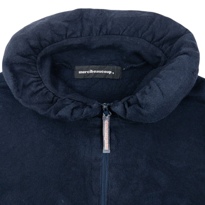 Vintage 2000s Mercibeaucoup By Issey Miyake Zip Up Sweatshirt Size M | Medium, Navy