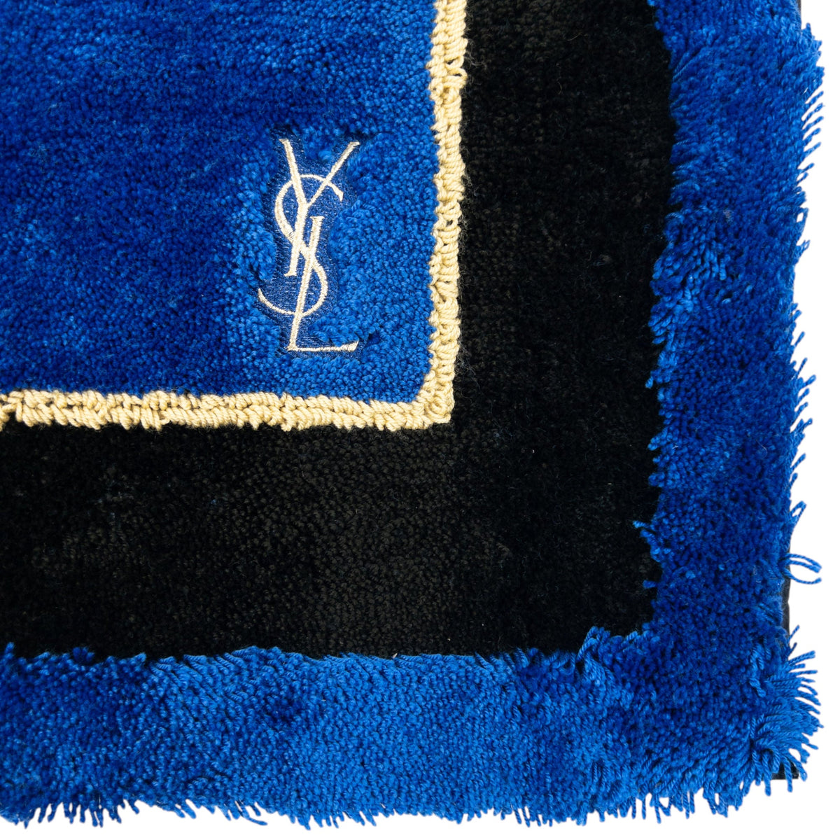 Vintage 80s YSL Yves Saint Laurent Small Rug | O/S, Multicoloured