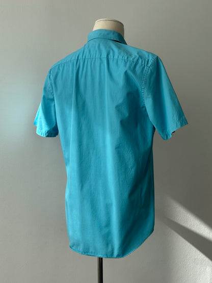 Yves Saint Laurent 1990s Pure Cotton Short Sleeve Shirt - M
