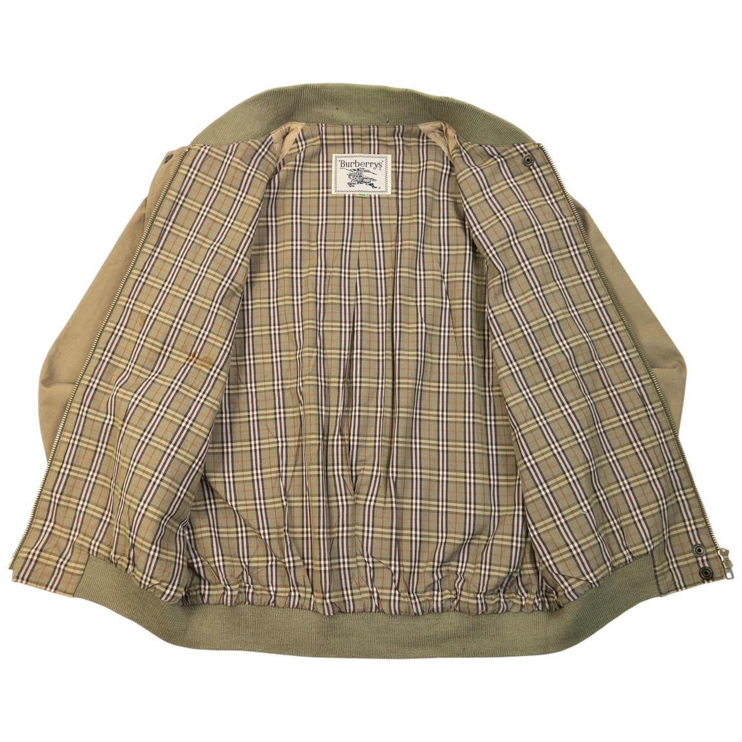 Vintage 90s Burberry Nova Check Lined Bomber Jacket Womens Size S | Small, Multicoloured