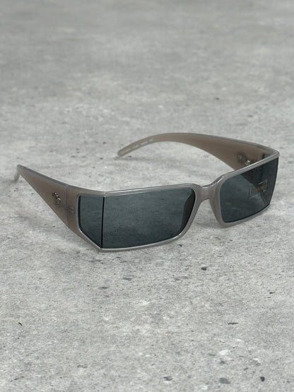 Versace 2000s Recangular Medusa Logo Sunglasses