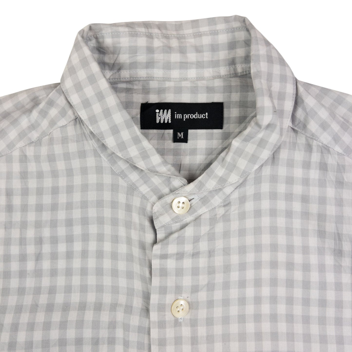 Vintage Issey Miyake Checkered Long Sleeve Button Up Shirt Size M