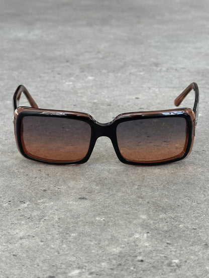 Versace 2000s Square Medusa Sunglasses