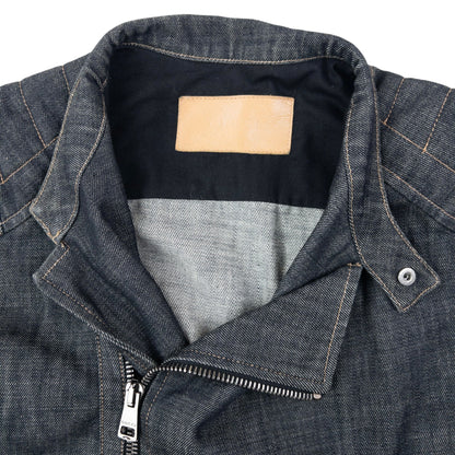 Vintage 2002 Gucci By Tom Ford Runway Asymmetrical Denim Jacket Size S | Small, Grey