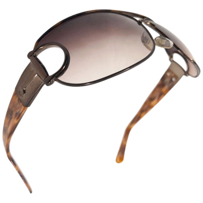 Vintage 2000s Gucci Horse Bit Sunglasses | O/S, Brown