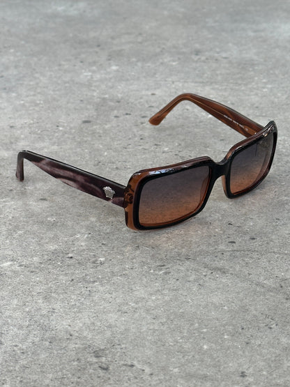 Versace 2000s Square Medusa Sunglasses