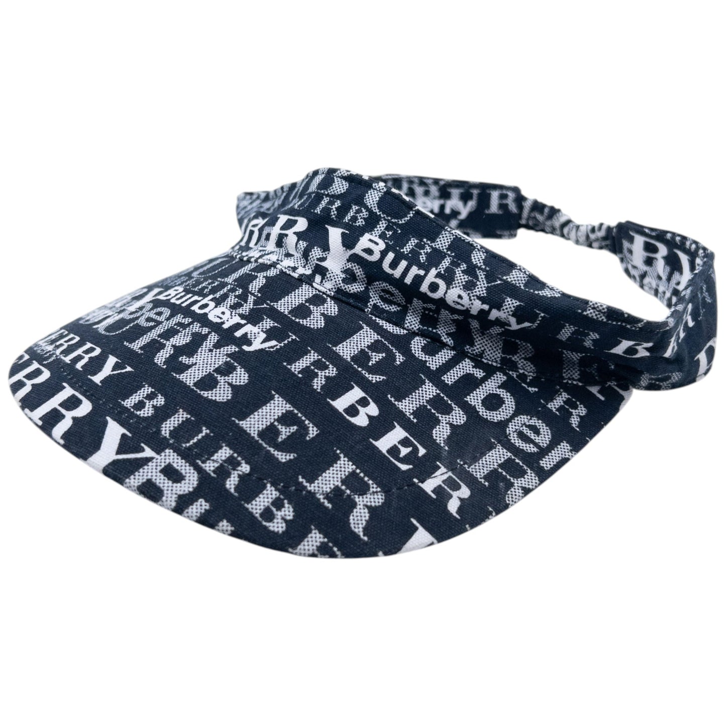 Vintage 2000s Burberry Monogram Visor Hat