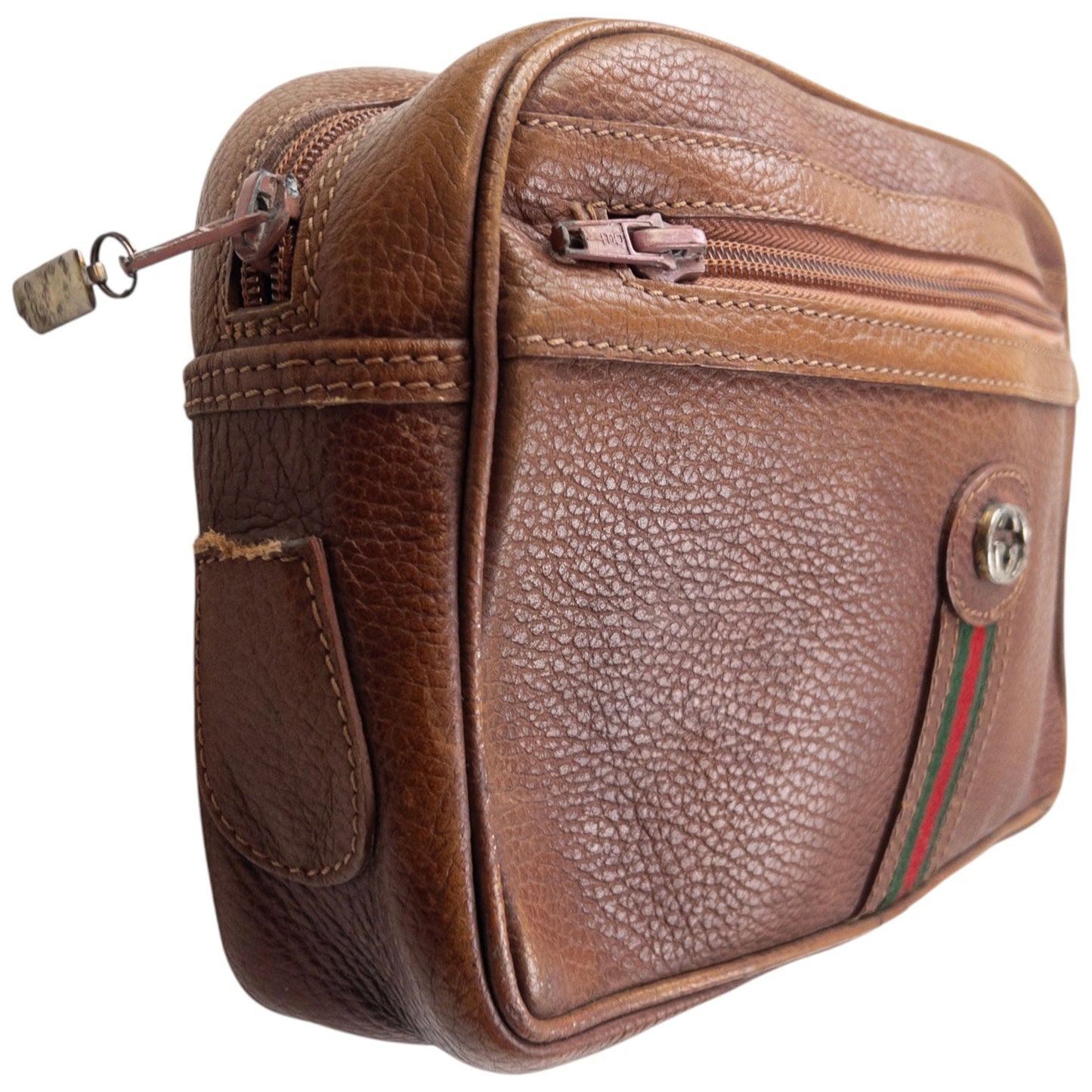 Vintage Gucci Leather Wash Bag