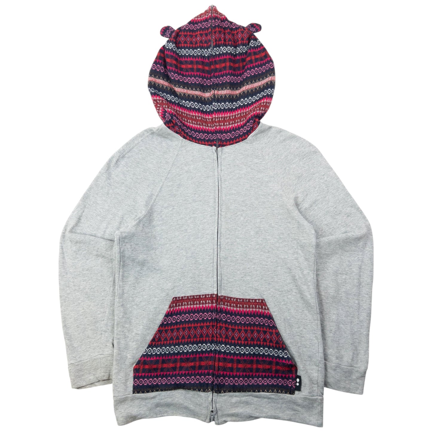Vintage 2000s Mercibeaucoup By Issey Miyake Full Zip Ear Hoodie Size XS | XS, Grey