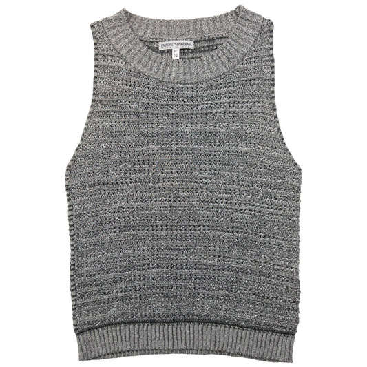 Vintage Emporio Armani Knitted Sweater Vest Womens Size