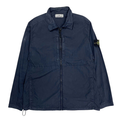 Stone Island Garment Dyed Tela Poplin Hooded Jacket, Size XL | XL, Multicoloured