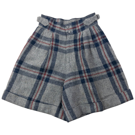 Vintage 90s Hai Sporting Gear By Issey Miyake Pleated Wool Shorts Womens Size W24 | XS, Multicoloured