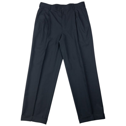 Vintage 90s Gianni Versace Jacket & Trousers Suit Set Size L | Large, Black