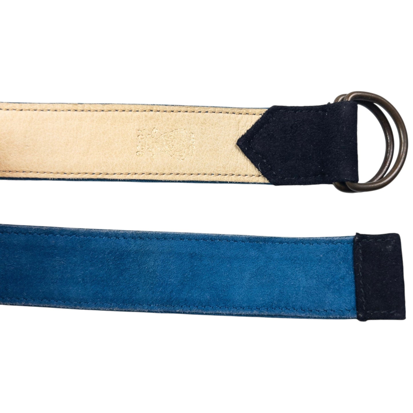 Vintage 80s Gucci Suede Belt Size XL | O/S, Blue