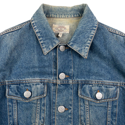 Vintage Armani Jeans Button Up Denim Jacket Size