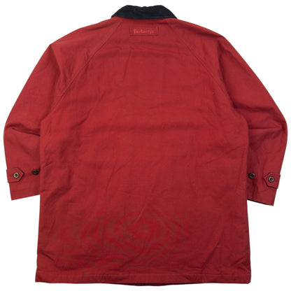 Vintage 90s Burberry Nova Check Lined Jacket Size XL | XL, Red