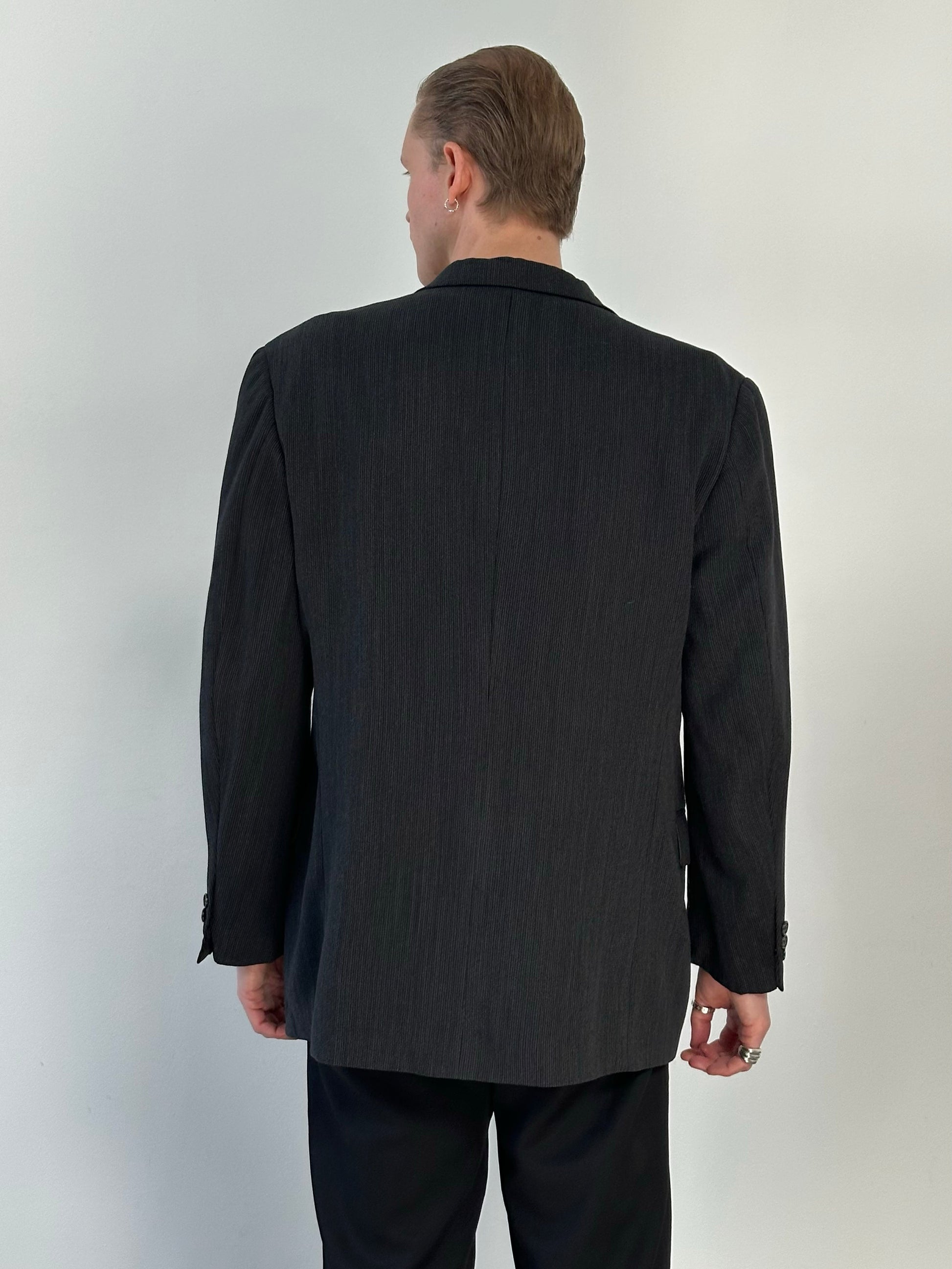 Givenchy Monsieur 1990s Wool Single Breasted Blazer - 44R