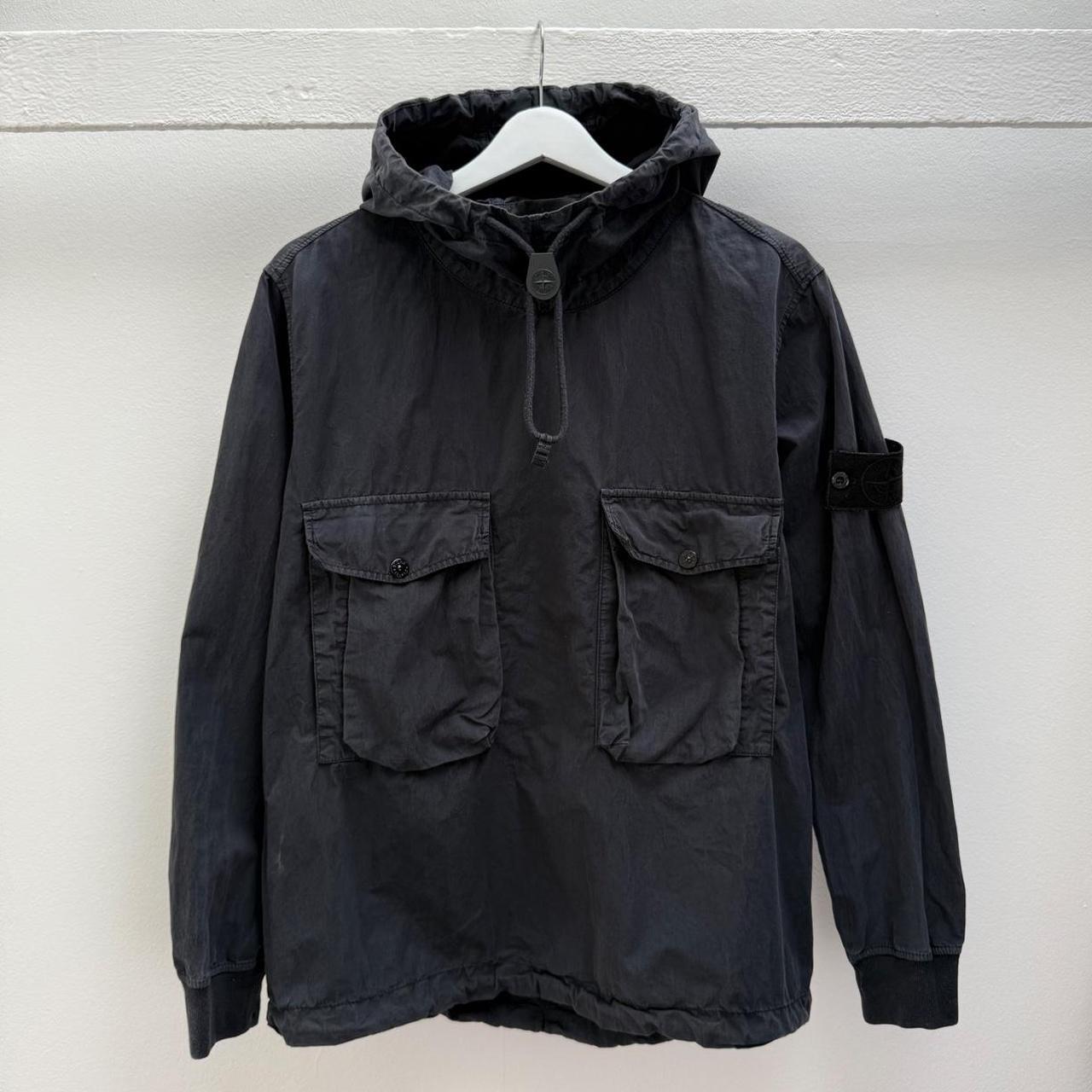 Stone Island Ghost Smock Pullover Jacket (S) | Small, Black