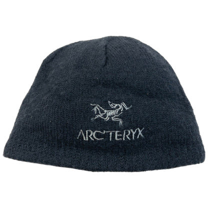 Vintage 2000s Arcteryx Embroidered Wool Beanie Hat | O/S, Navy