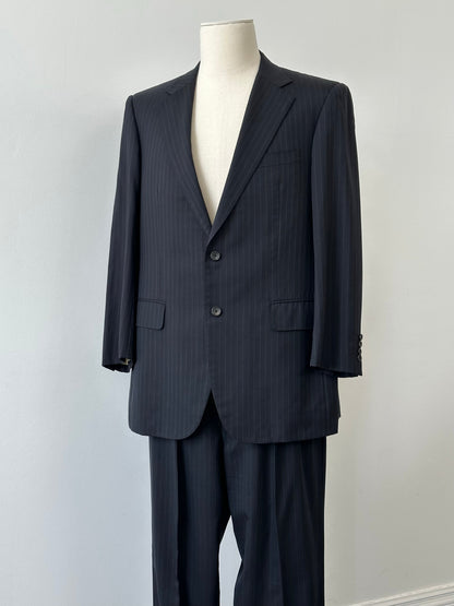 Burberry London Charcoal Pinstripe Two-Piece Suit
