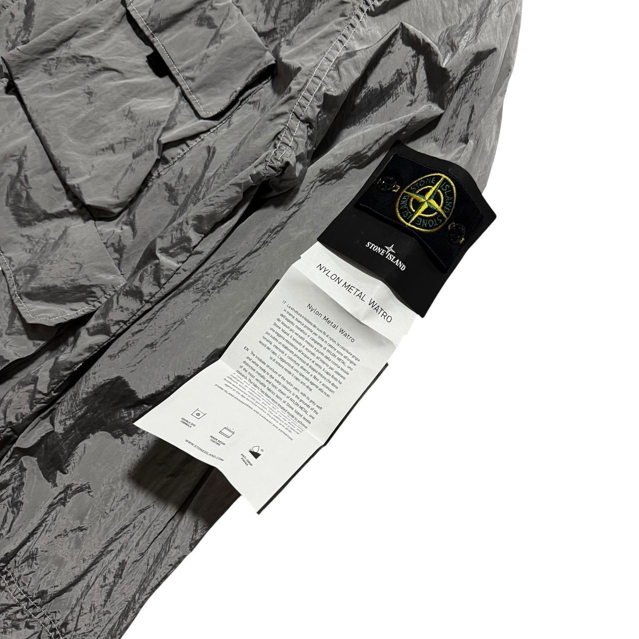 Stone Island Nylon Metal Watro Multipocket Jacket | XXXL, Silver