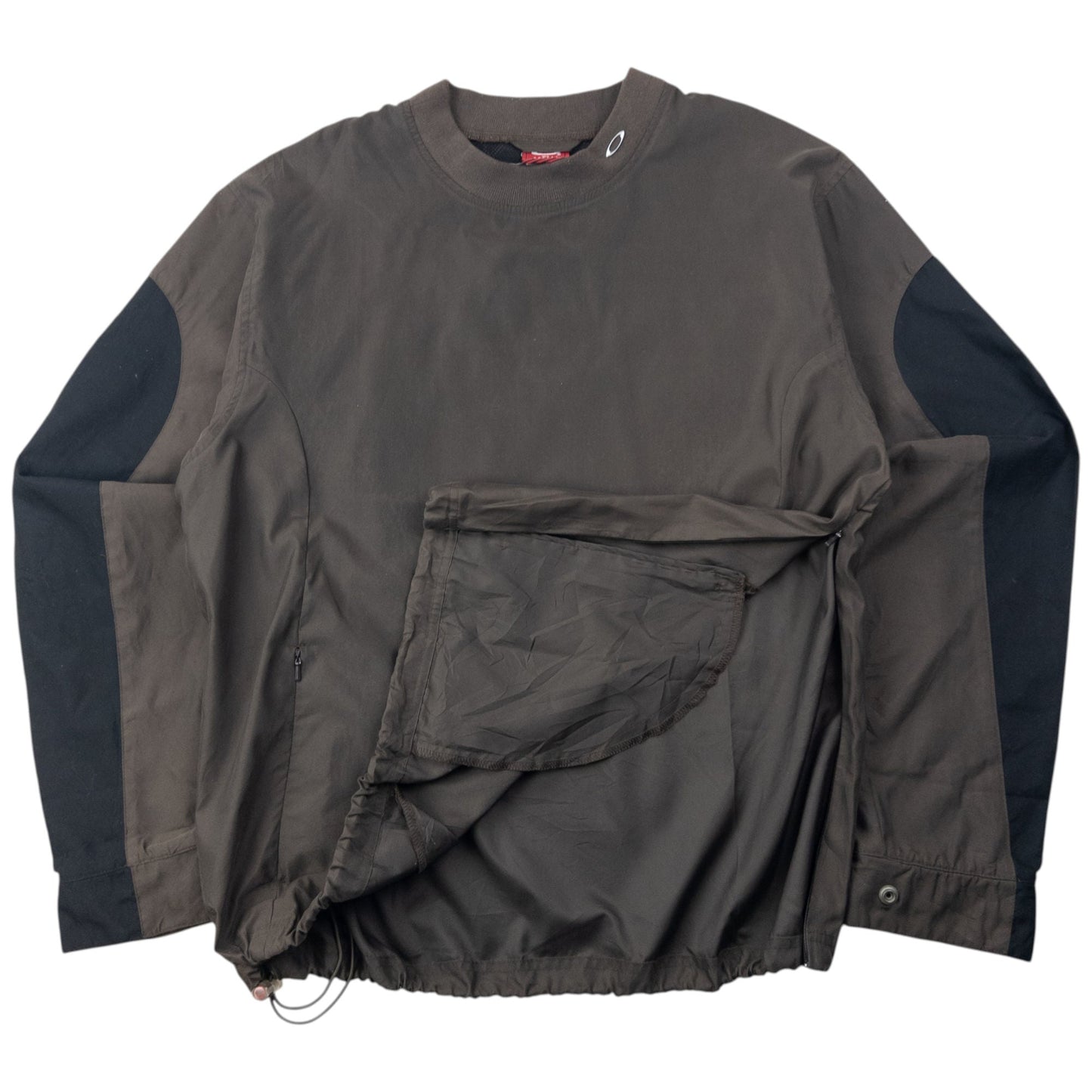 Vintage 90s Oakley Side Zip Pullover Jacket Size M | Medium, Black