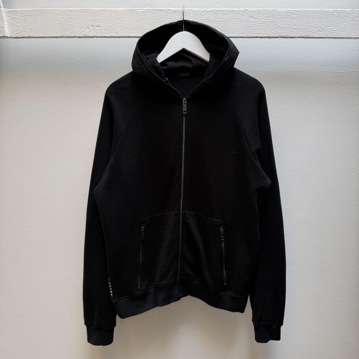 Prada Sport Zip Up Hoodie (XL) | Extra Large, Black
