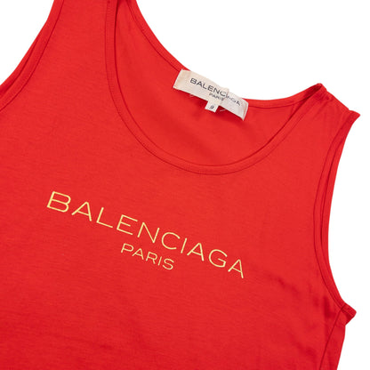 Vintage 90s Balenciaga Vest Top Womens Size M | Medium, Gold