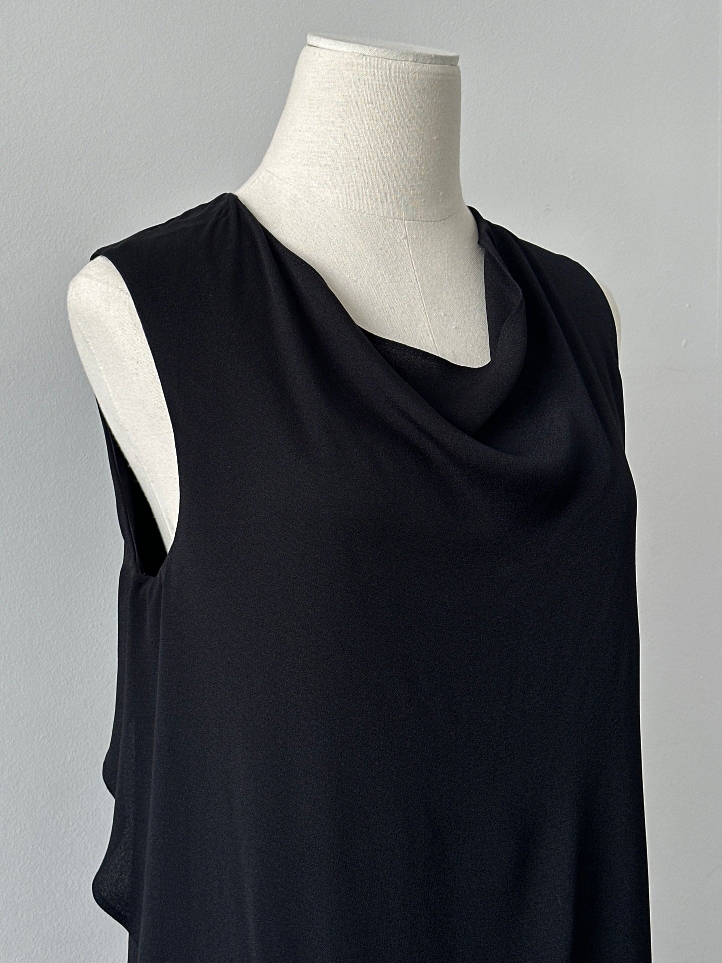 Joseph 2000s Cowl Neck Sleeveless Dress - S