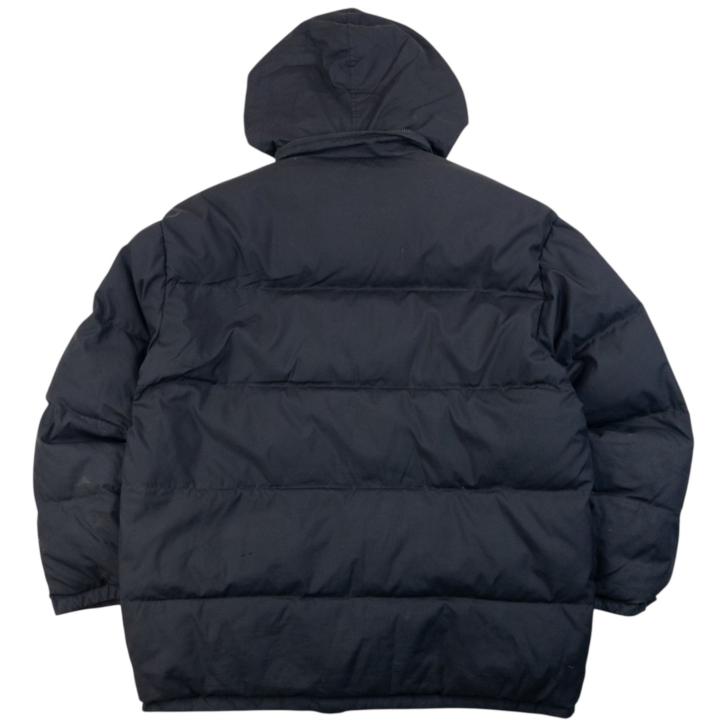 Vintage 90s Armani Jeans Zip Up Puffer Jacket Size XL | XL, Black