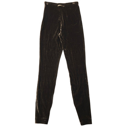 Vintage 90s Jean Paul Gaultier Femme Velour Trousers Womens Size W24 | W24, Brown