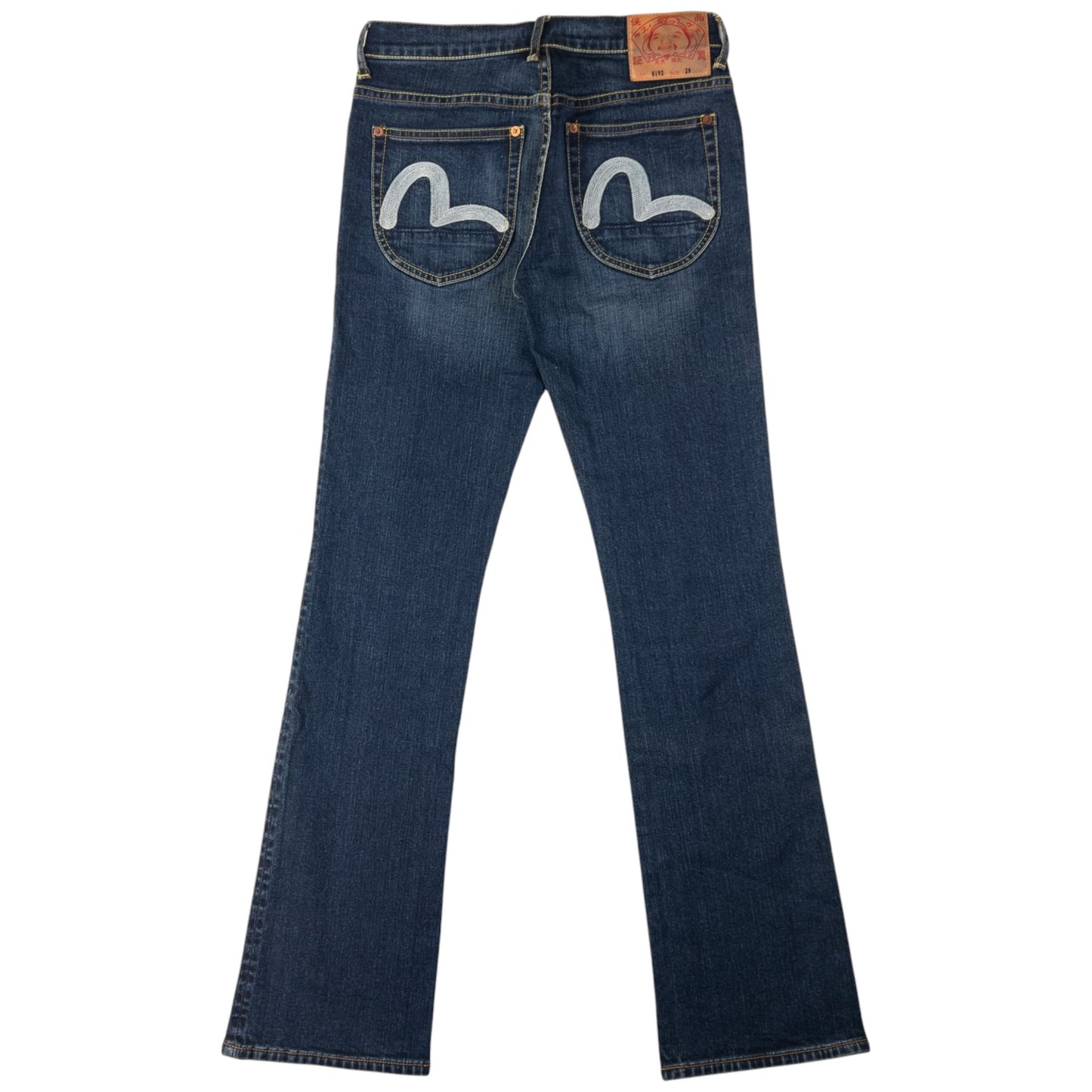 Vintage Evisu Double Gull Embroidered Japanese Denim Jeans Size W29