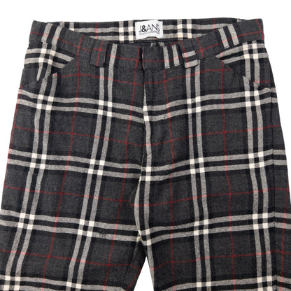 Vintage Dolce & Gabbana 'Burberry' Tartan Wool Trousers Size W33