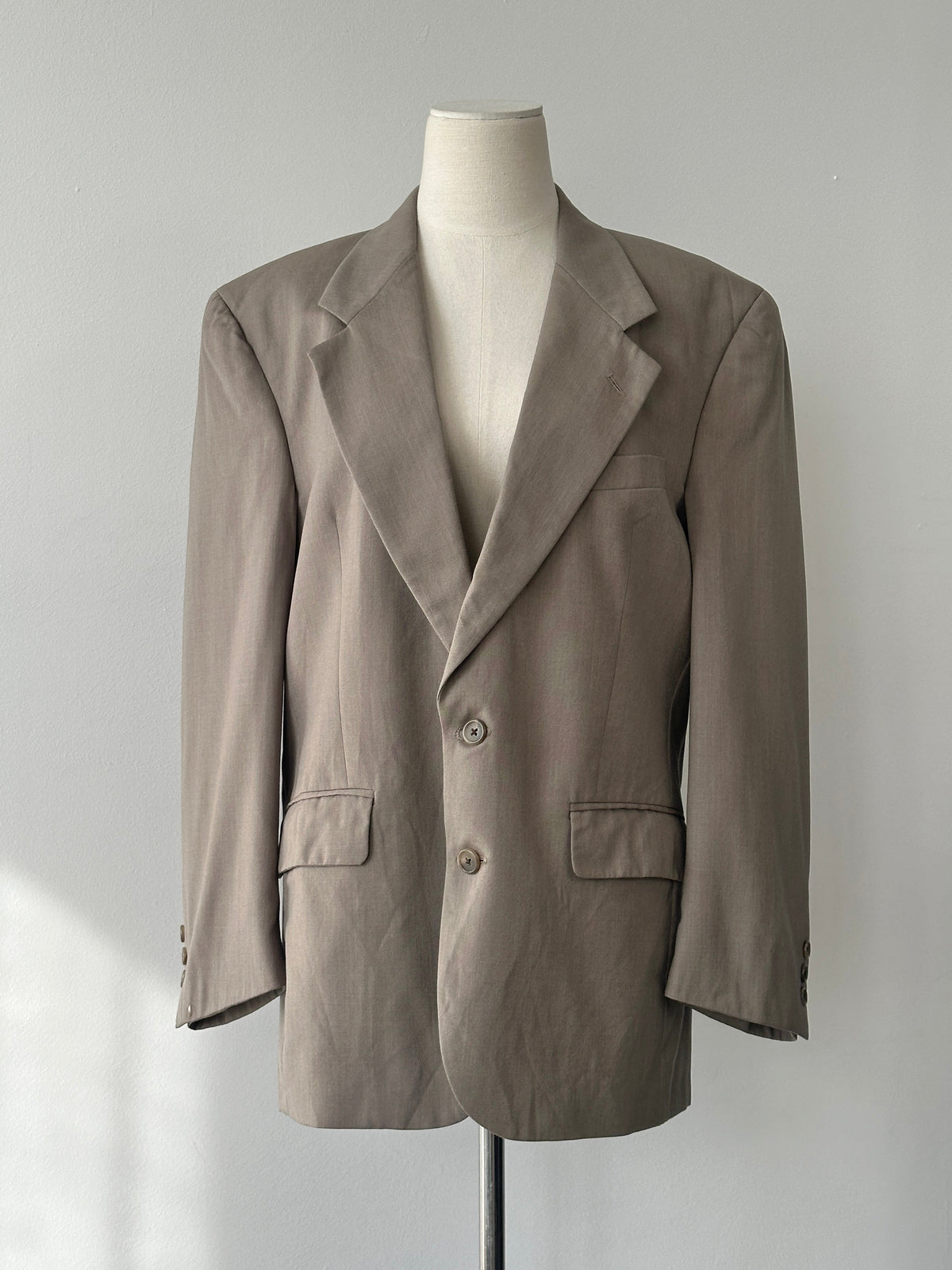 Christian Dior 1990s Pure Wool Single Breasted Blazer - L