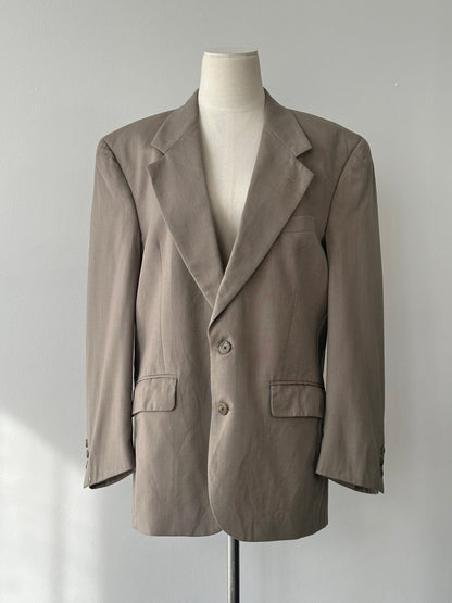 Christian Dior 1990s Pure Wool Single Breasted Blazer - L