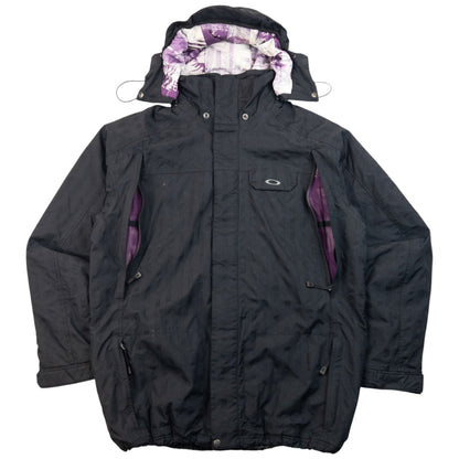 Vintage 2000s Oakley Zip Up Snowboarding Jacket Size XL | XL, Black
