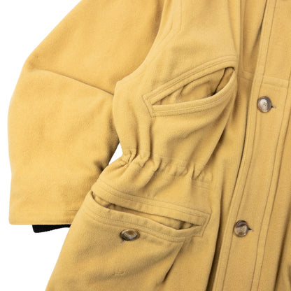 Vintage 90s Hugo Boss Zip Up Cashmere Jacket Size XL | XL, Yellow